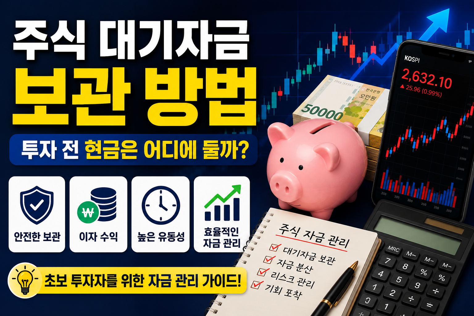 주식 대기자금 보관 방법