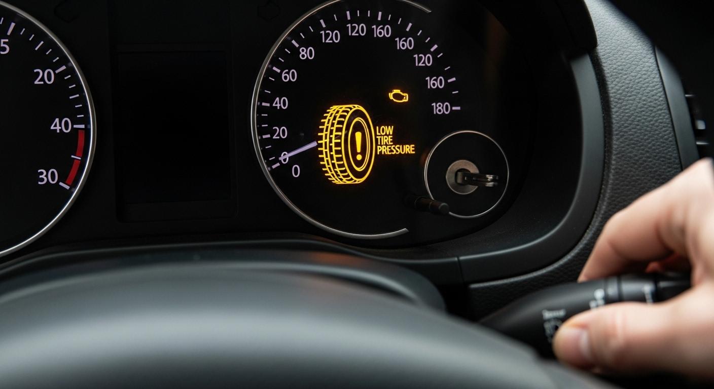 자동차 공기압 센서 경고등