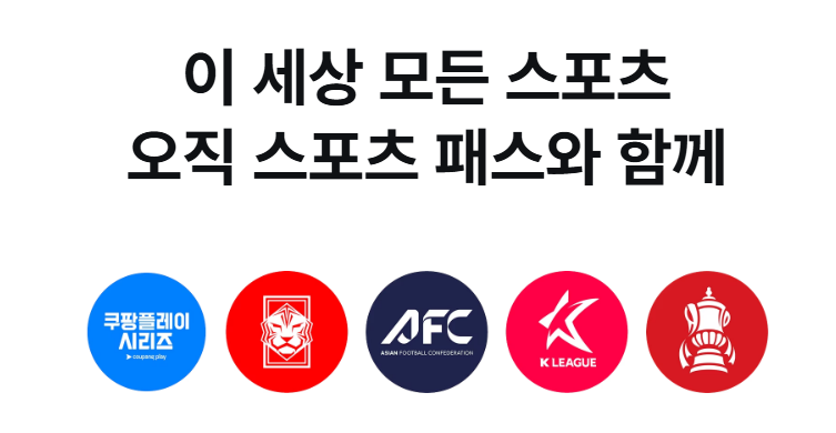 쿠팡플레이 스포츠 패스