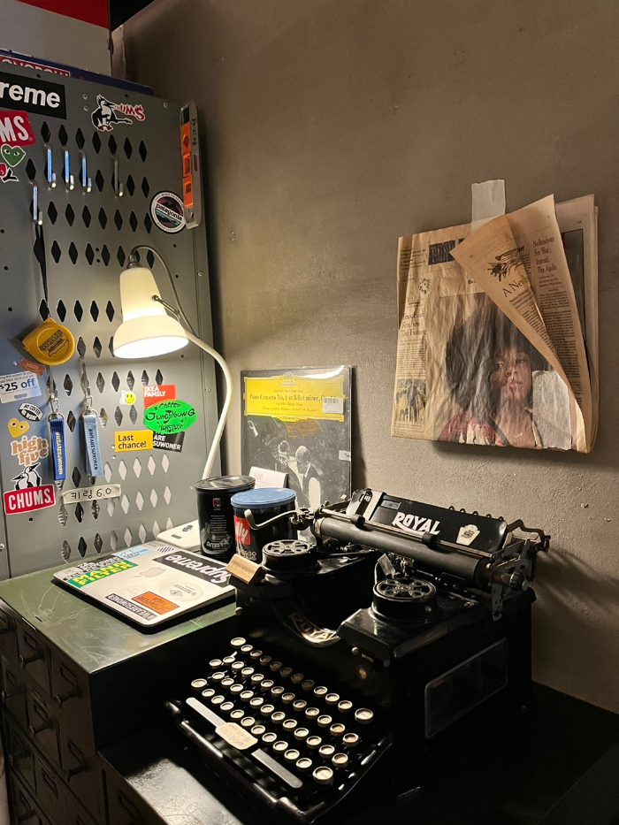 멋진 타자기 인테리어 소품