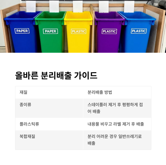 올바른 분리배출 가이드