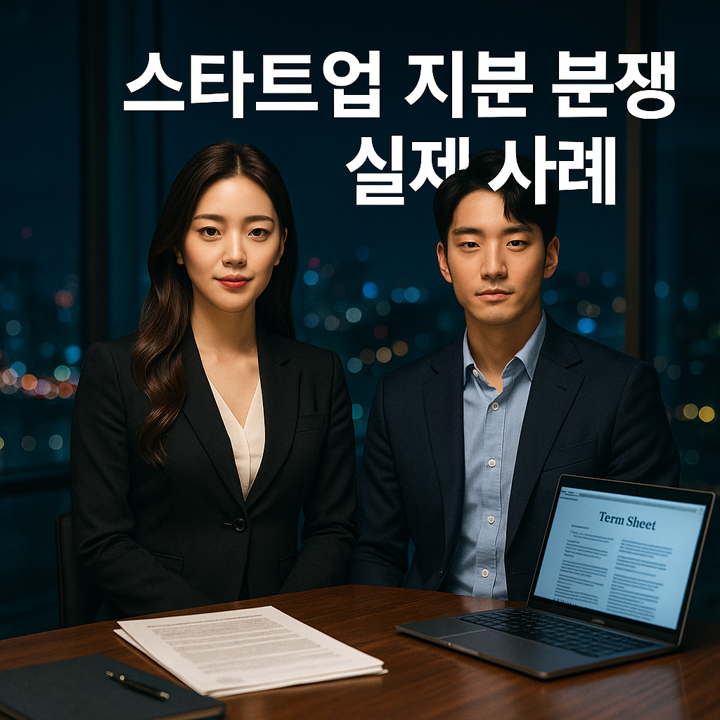 스타트업 지분 분쟁 실제 사례 완전정리