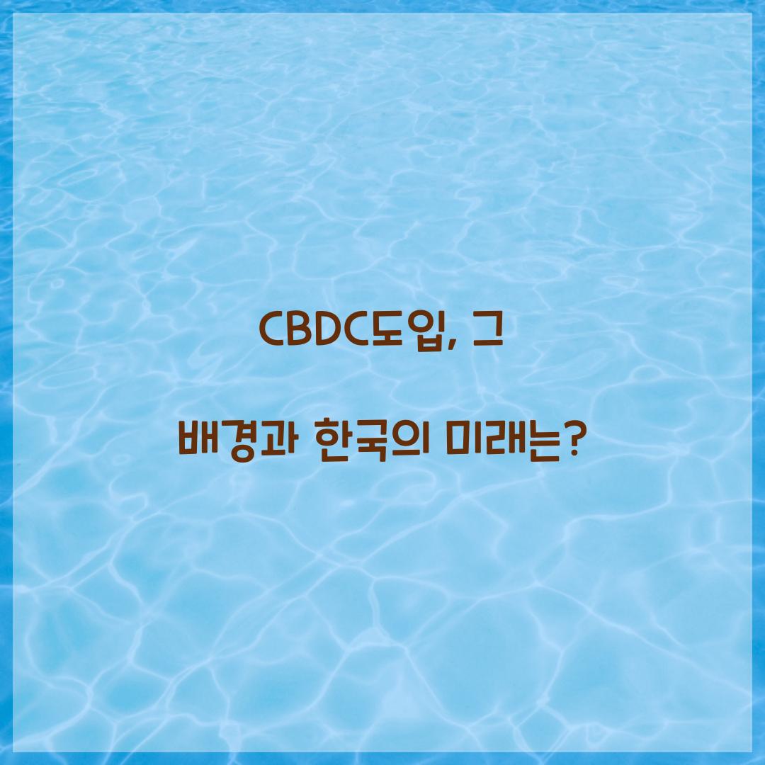 CBDC도입