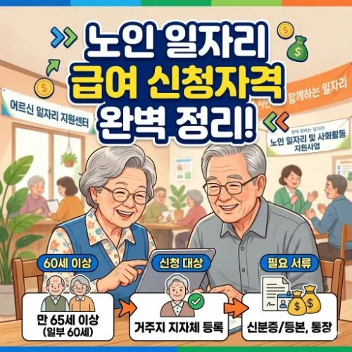 노인 일자리 급여 신청자격 ❘ 월 76만 원 수급의 주인공이 되는 가장 완벽한 방법 가이드