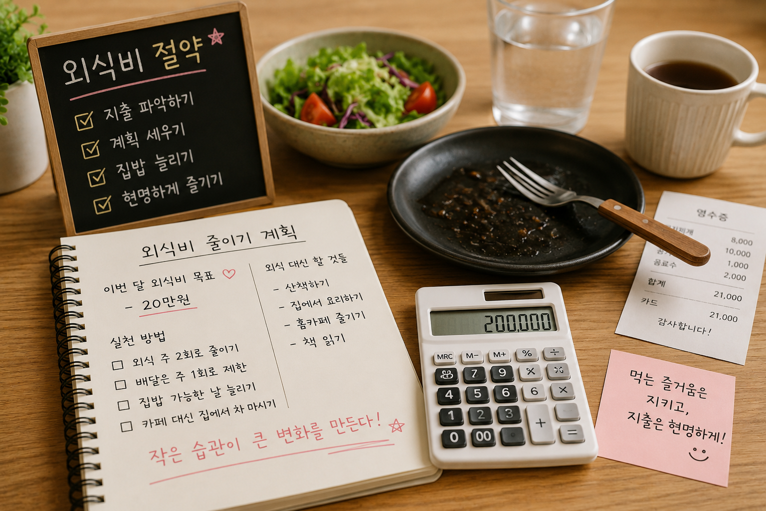 외식비 줄이기 (지출파악, 소비패턴, 집밥전략)