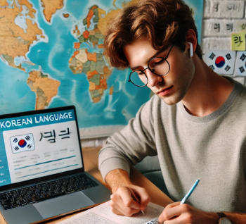 외국인 공부모습