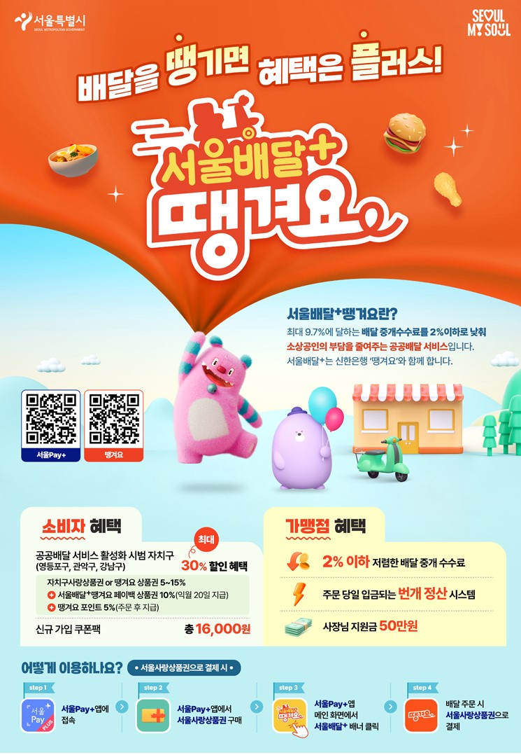 서울배달+땡겨요 페이백 프로모션??