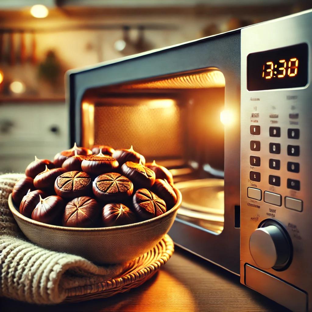 전자레인지 군밤