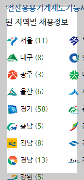 전산응용기계제도기능사 워크넷 지역별 일자리 정보 설명하는 사진