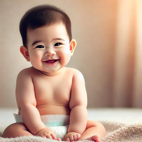 기저귀를-착용한-아기