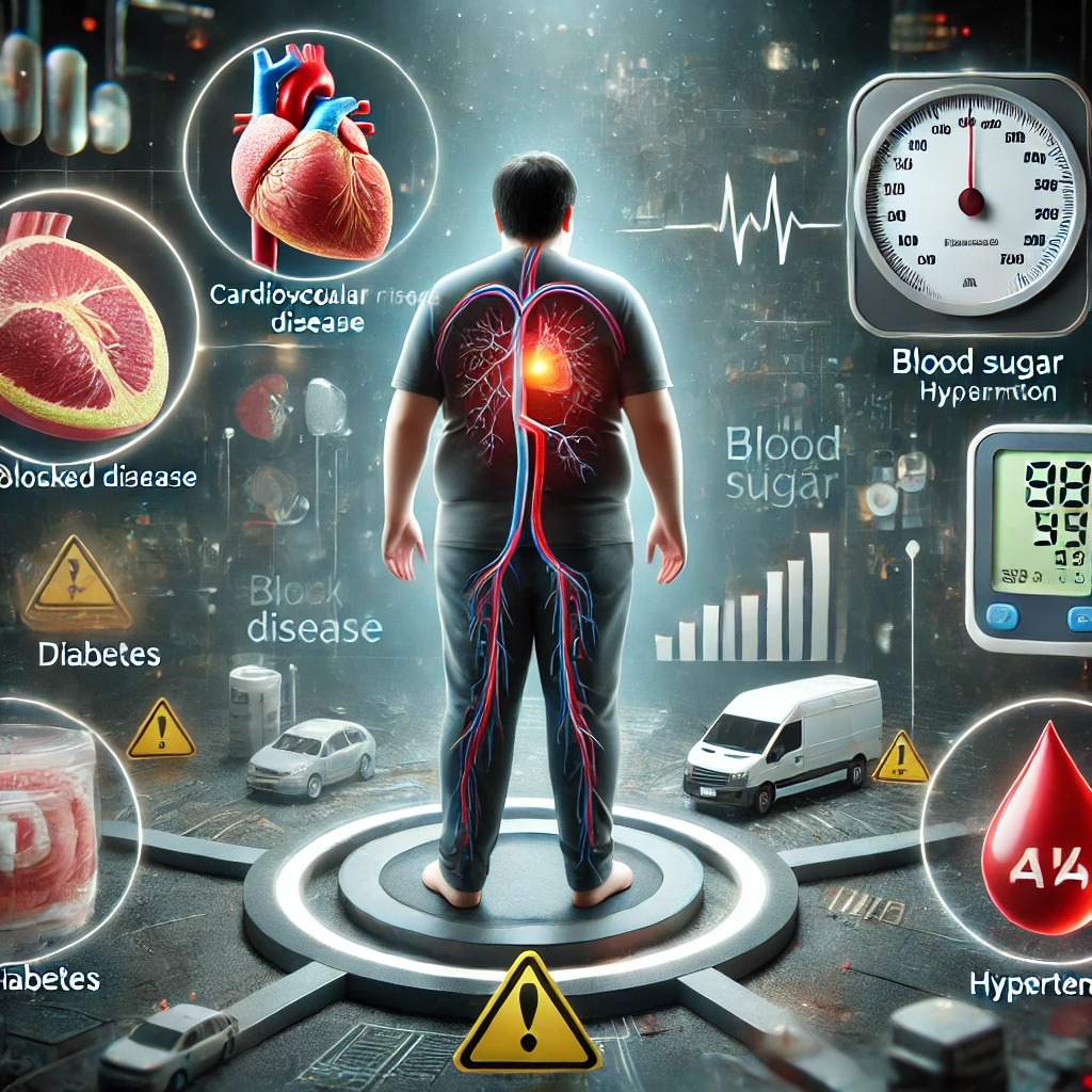 심혈관 질환, 당뇨병, 고혈압 등의 만성 질환과 밀접하게 연결되어 있는 비만