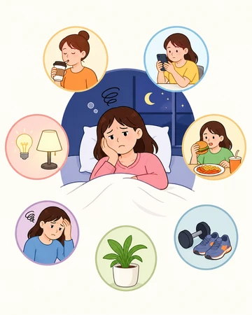 불면증 원인과 수면 패턴 변화12