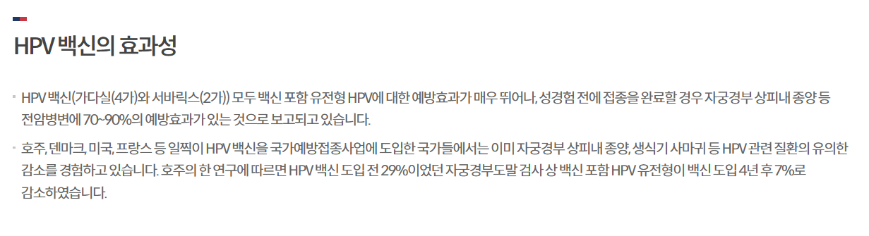 HPV 예방접종 후기, 가격, 통증, 부작용 정리