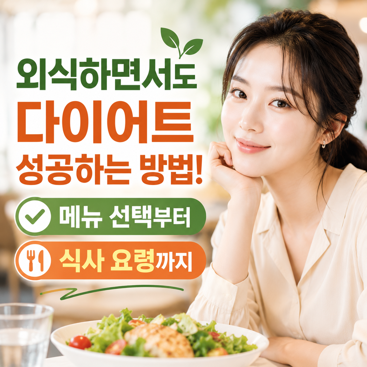 외식하면서도 다이어트 성공하는 방법
