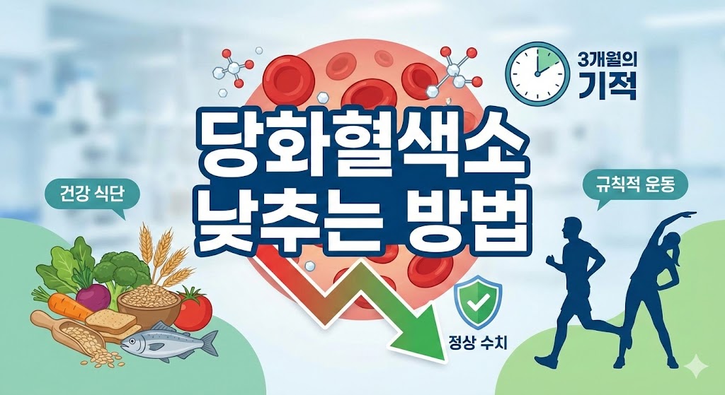 당화혈색소 낮추는 방법