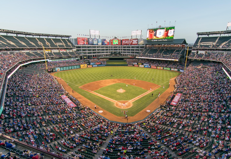 미국 프로야구 경기장면