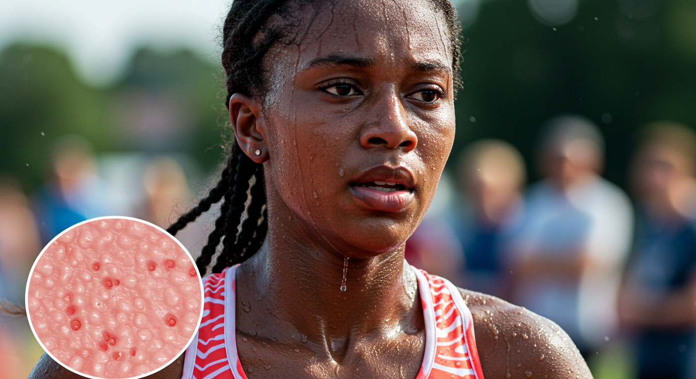 체온 변화에 따른 자율신경 이상 반응이 원인일 수 있어요.