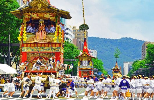 기온 마쓰리 축제 사진