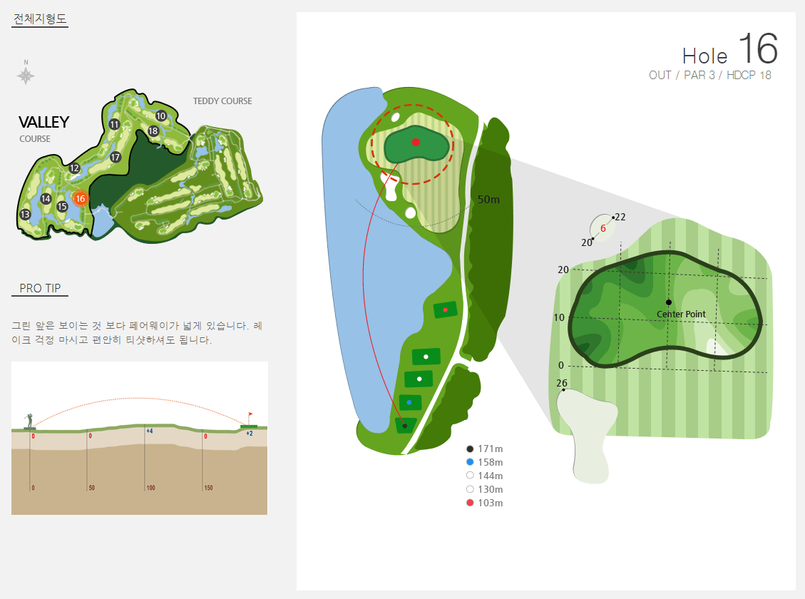 테디밸리 골프클럽 밸리코스 7