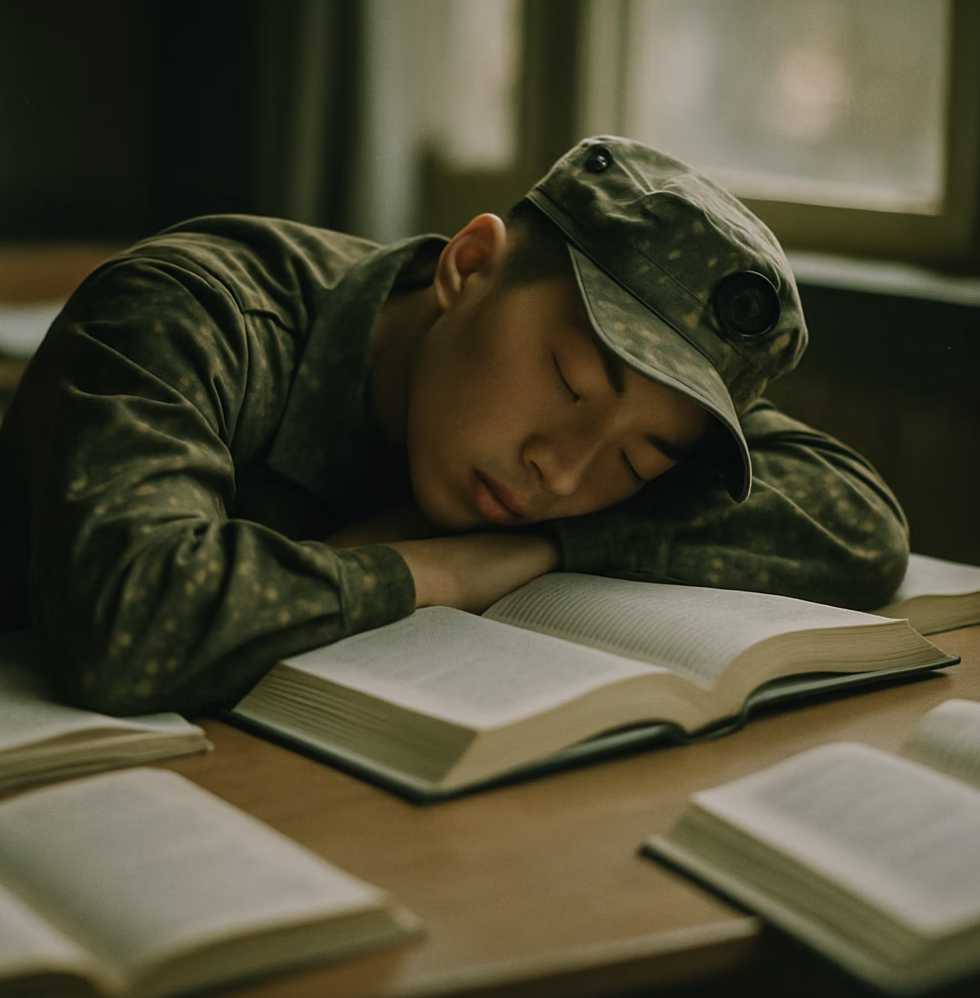 두꺼운 책이나 여러 권의 책