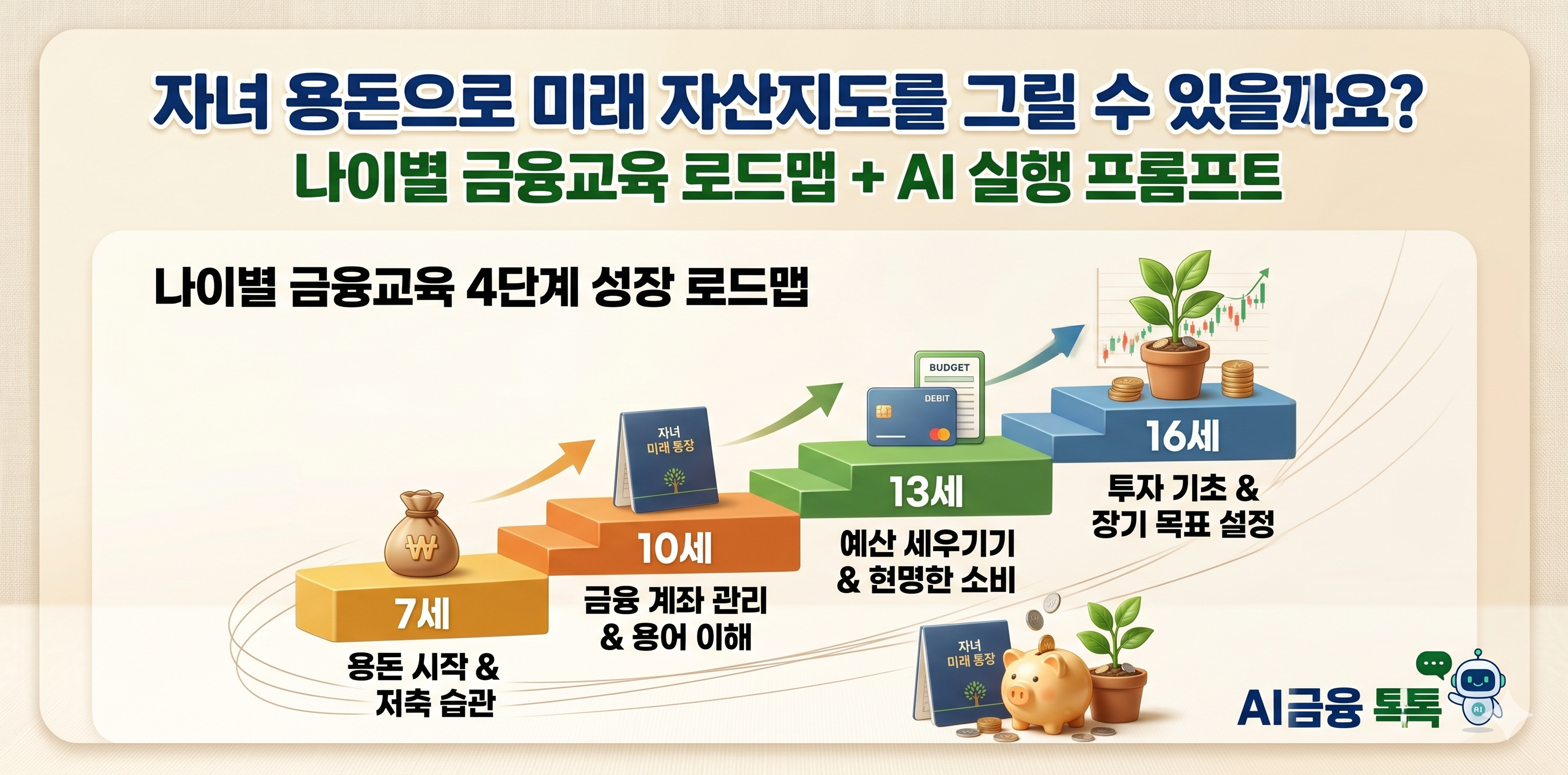 나이별 금융교육 4단계 성장 로드맵