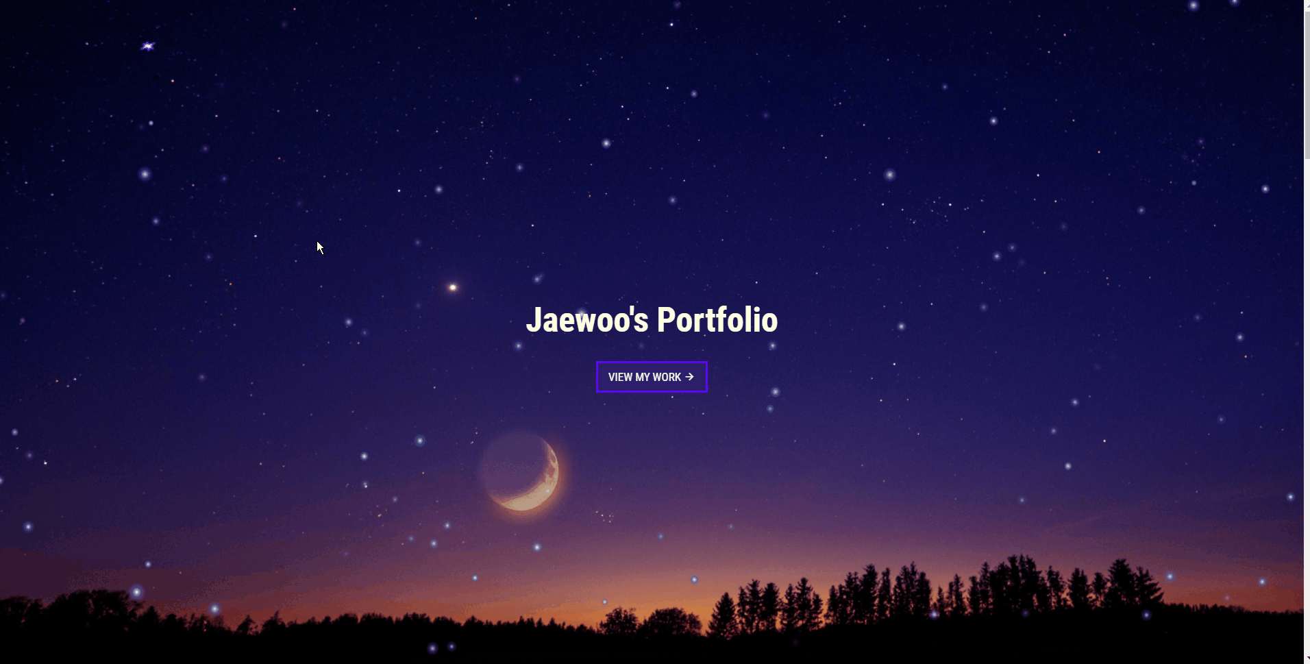 메뉴 강조 적용 결과