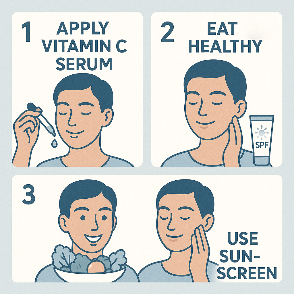 비타민C 스킨케어 루틴