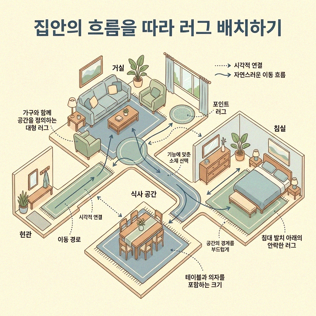 러그 털결 방향, 어떻게 해야 집이 더 예뻐 보일까요?