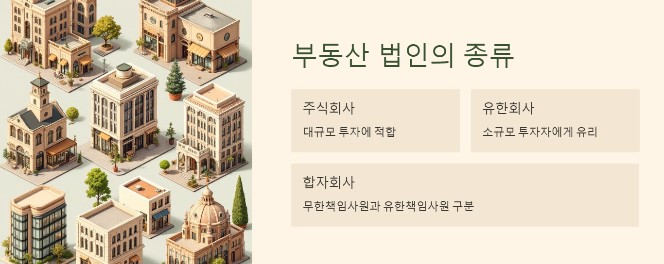 부동산 법인의 종류