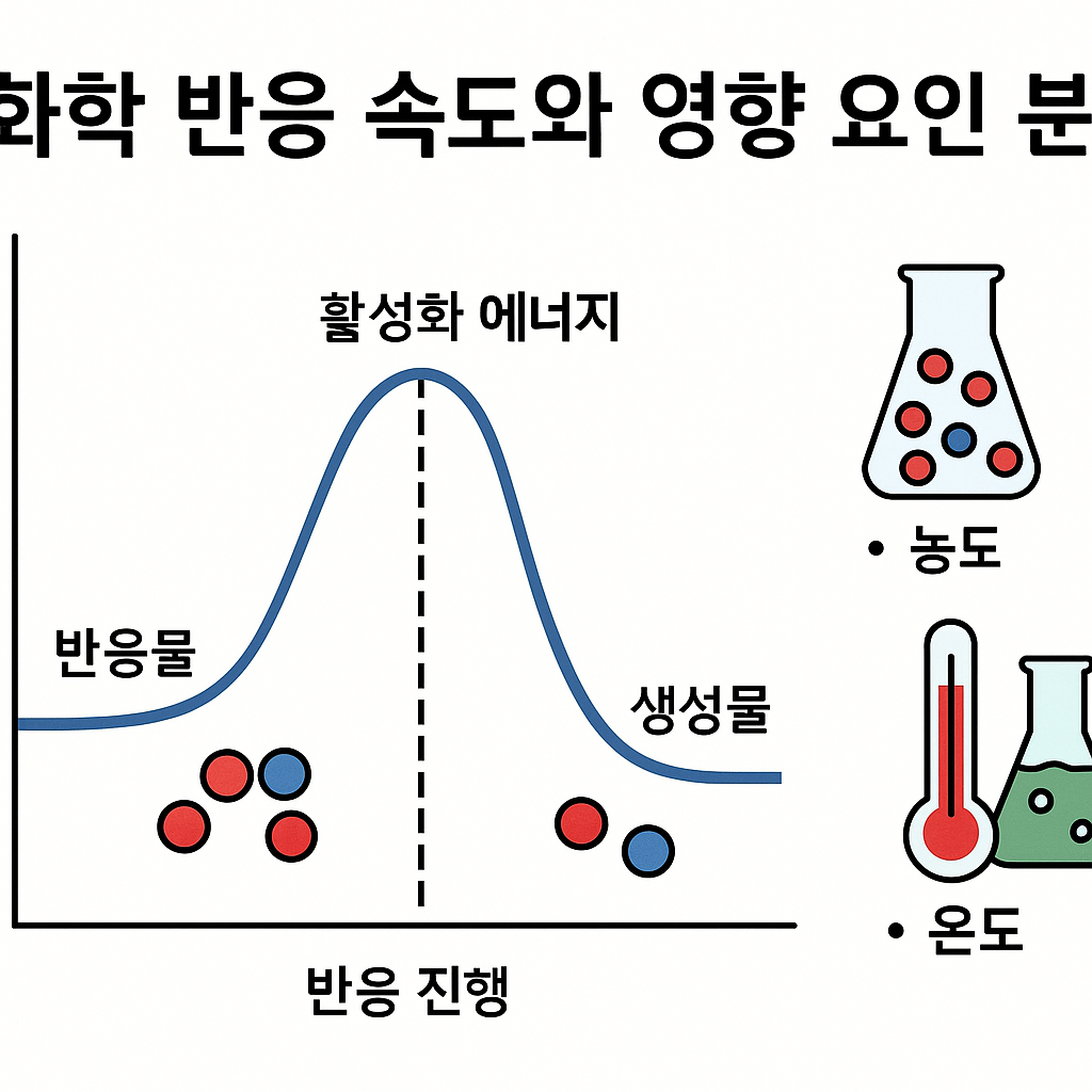 화학 반응 속도와 온도 농도 촉매가 반응 진행에 미치는 과학적 원리 분석