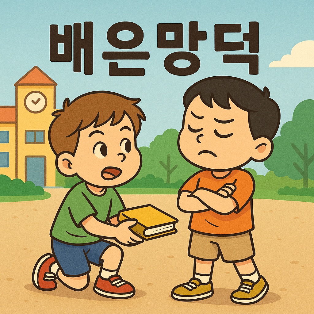 배은망덕 사자성어 이미지