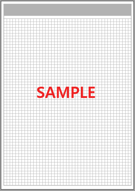 모눈노트 (1) 서식 미리보기