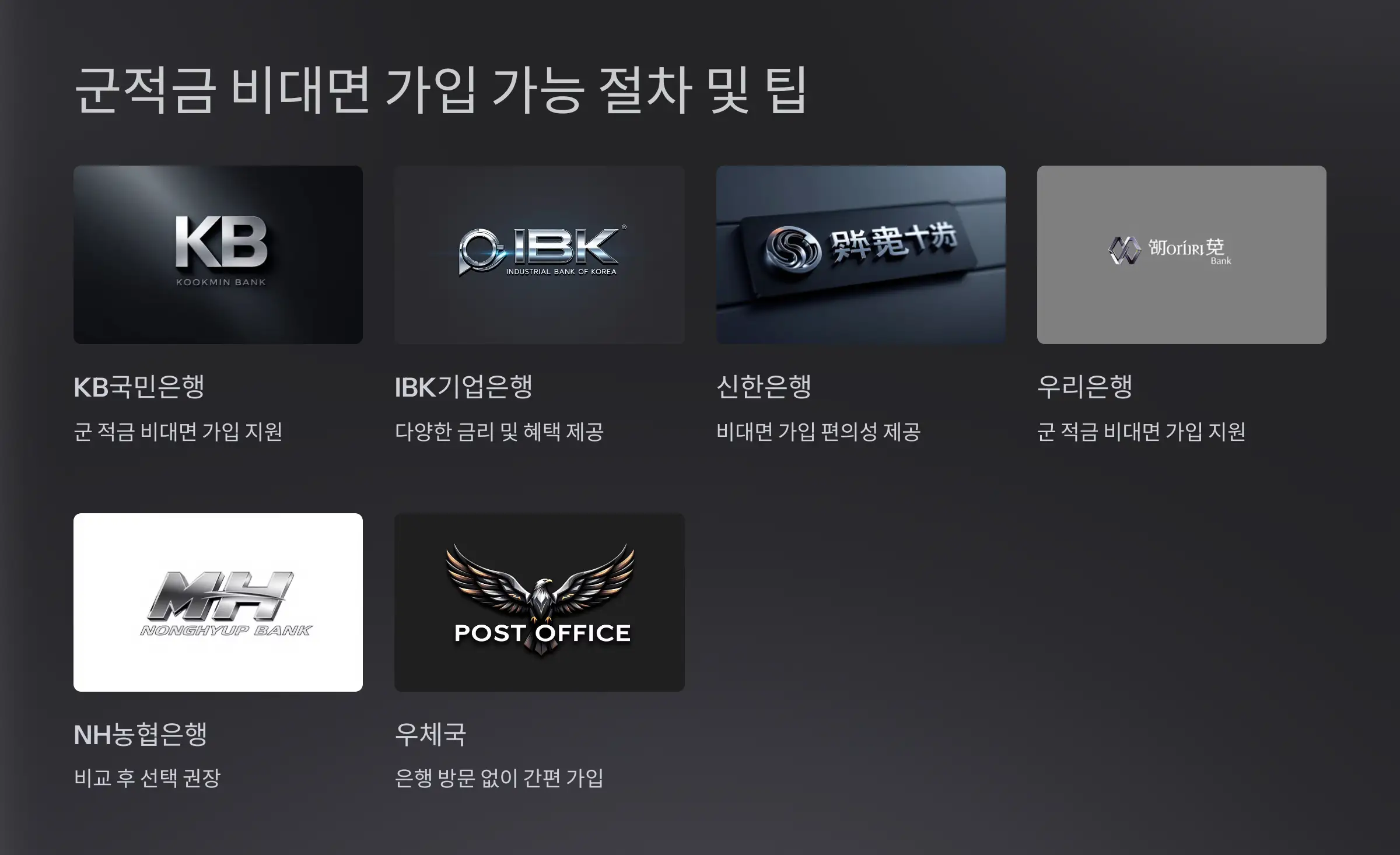 군적금 비대면 가입 절차와 팁