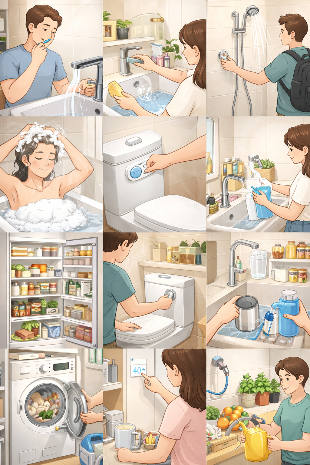 수도요금 아끼는 실천 방법 관련 사진