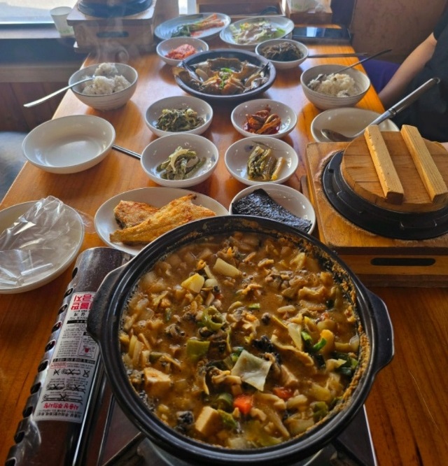 안산-대부도-어부밥상-바지락고추장찌개-청미