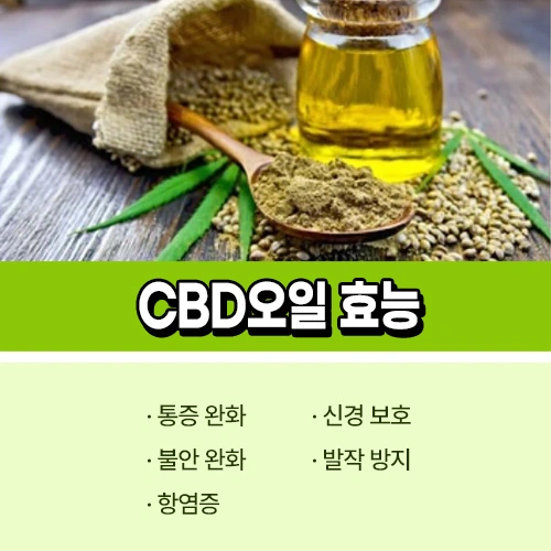 CBD오일 효능