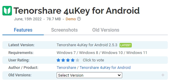 Tenorshare-4uKey-for-Android