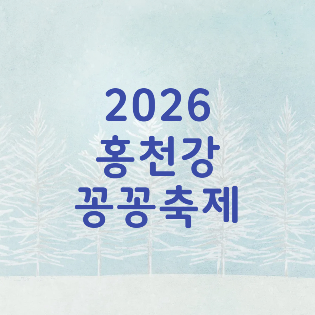 홍천강 꽁꽁축제