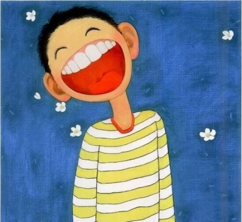 환하게 웃는 아이