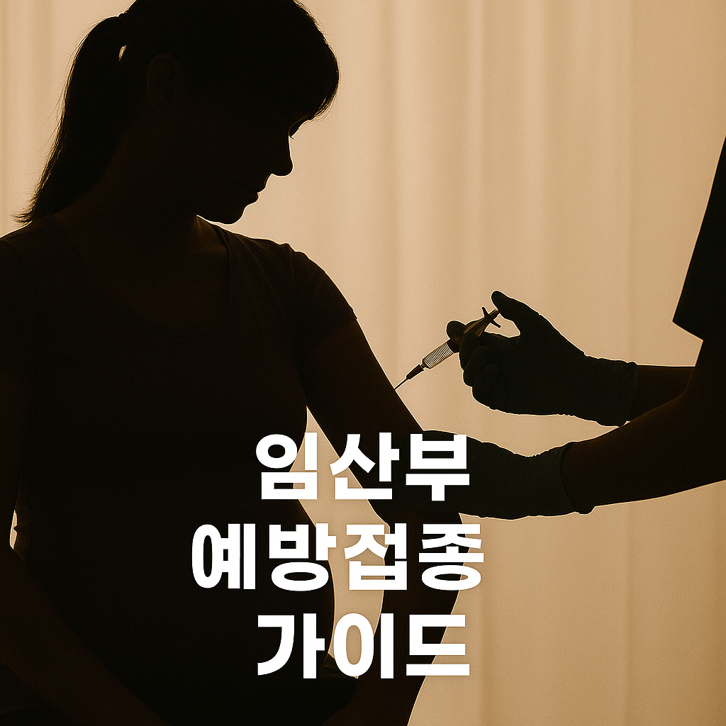 임신 중 예방접종 필수 가이드 2025 🍼💉 안전한 백신과 피해야 할 백신 총정리