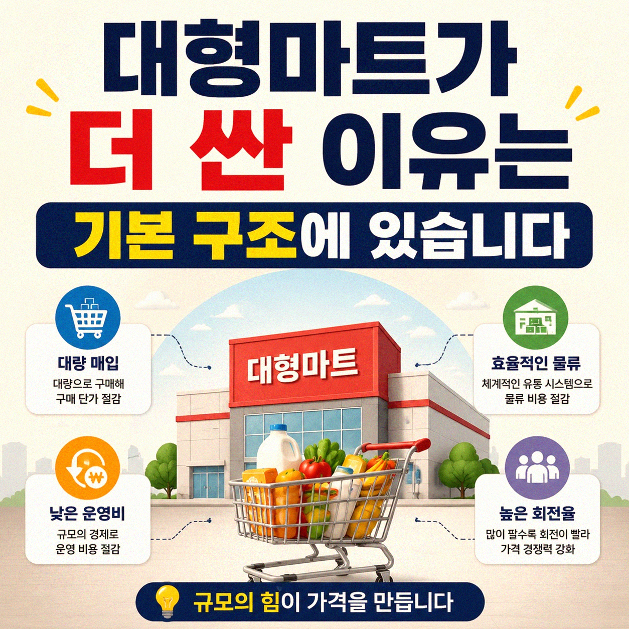 대형마트 동네 마트 가격 다른 이유, 경험으로 정리했습니다