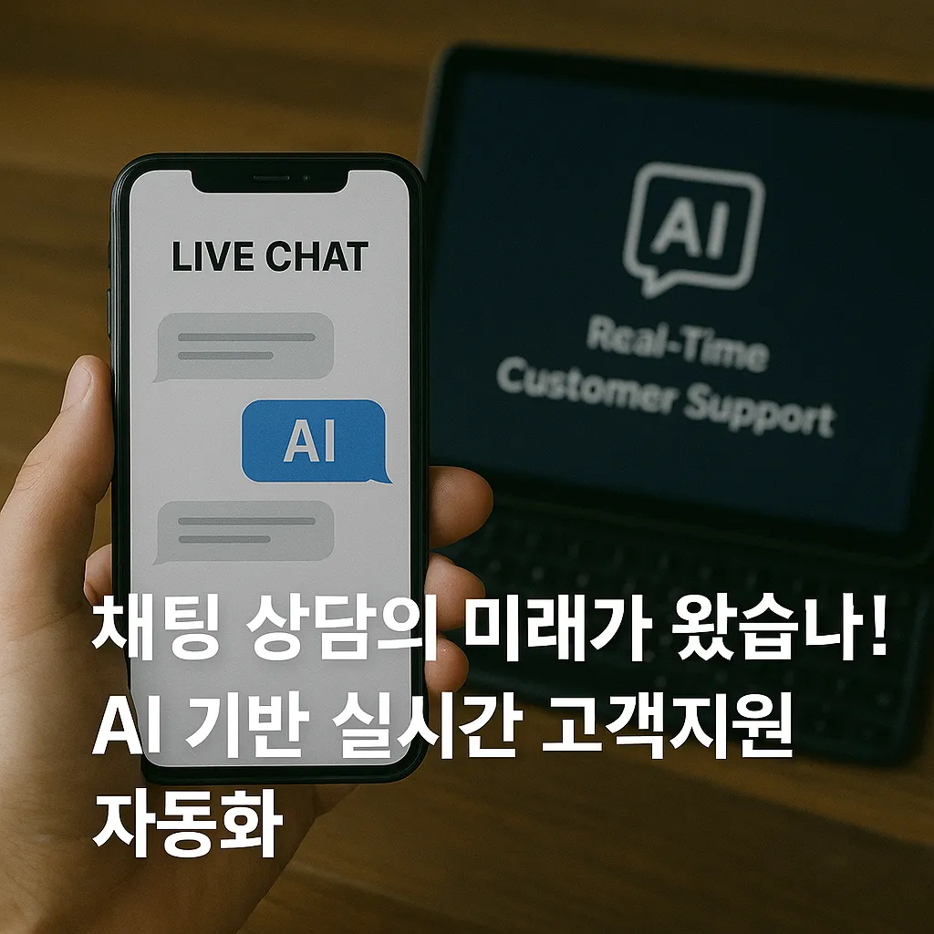 채팅 상담의 미래가 왔습니다! AI 기반 실시간 고객지원 자동화