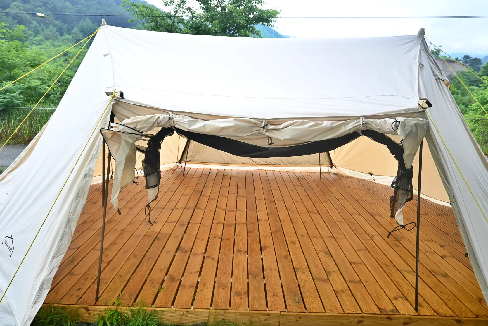 홍천 너의아지트가 되어줄께 캠핑장과 코오롱 오두막 쉘터 피칭후기 사진 16