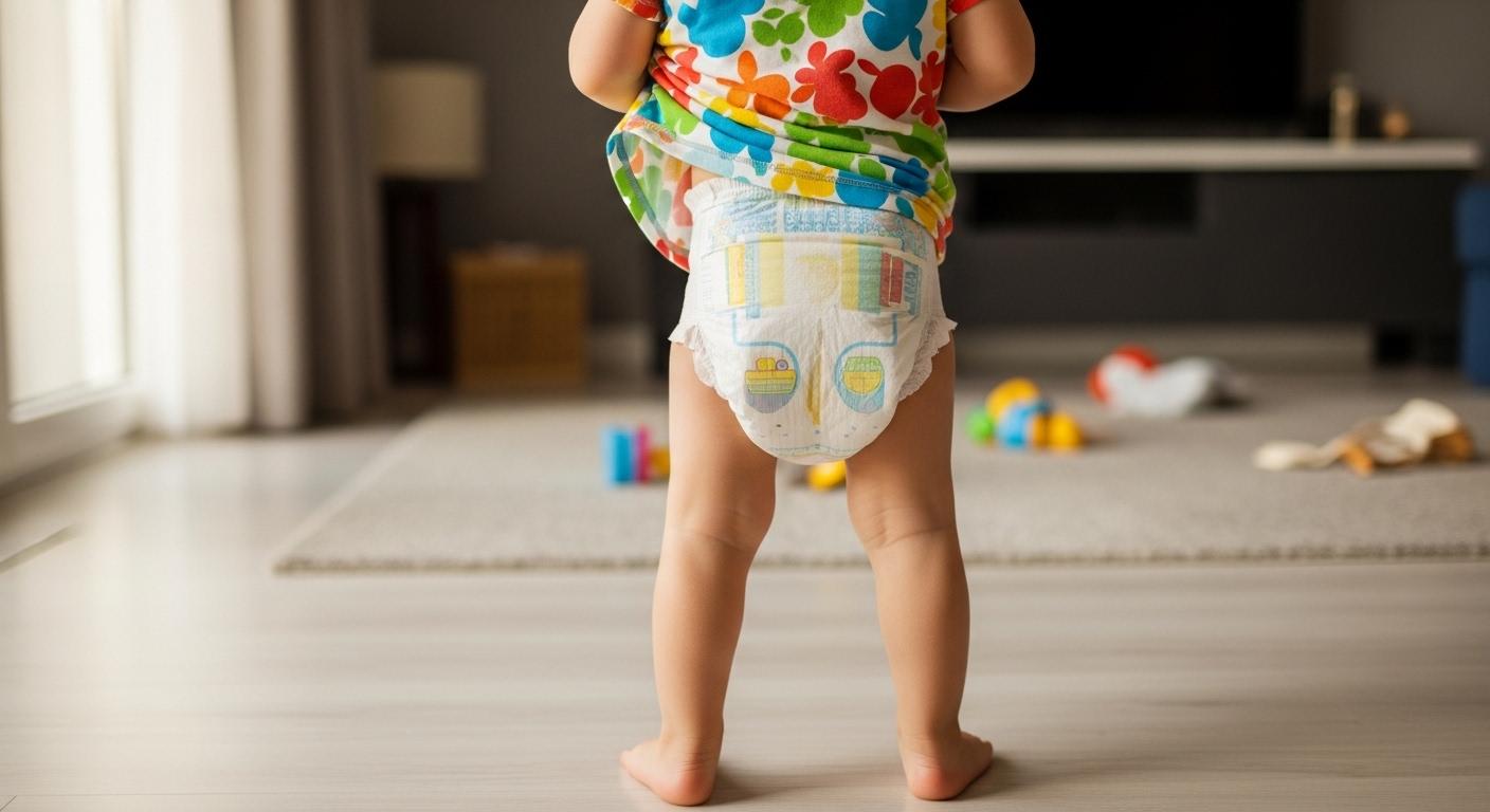 기저귀 허리 샘