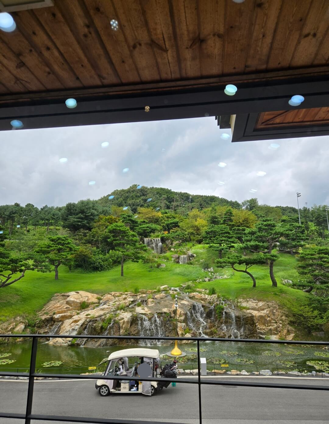 여주CC 레스토랑에서 바라본 전경