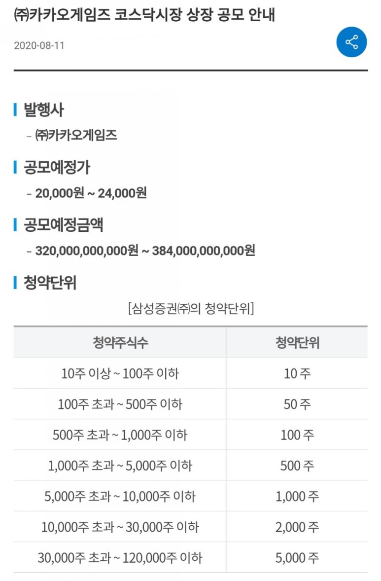 카카오뱅크 상장