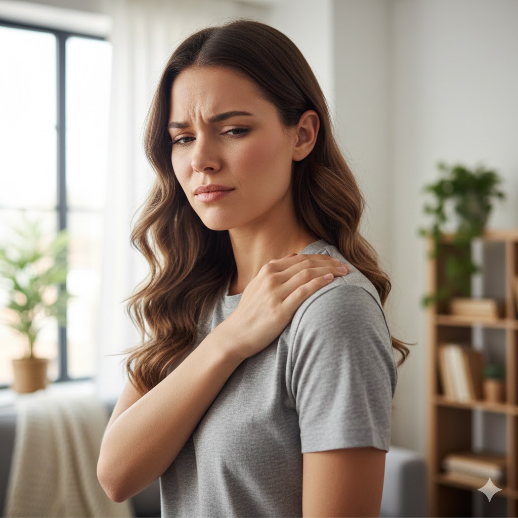 근육 뭉침 사진