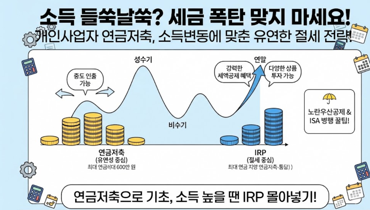 소득이 불규칙한 사업자를 위한 유연한 연금 납입 전략