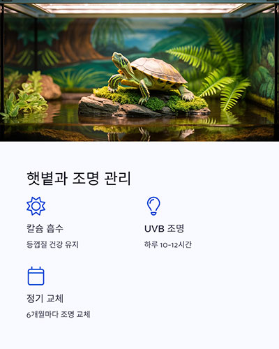 거북이도 햇볕이 필요해요