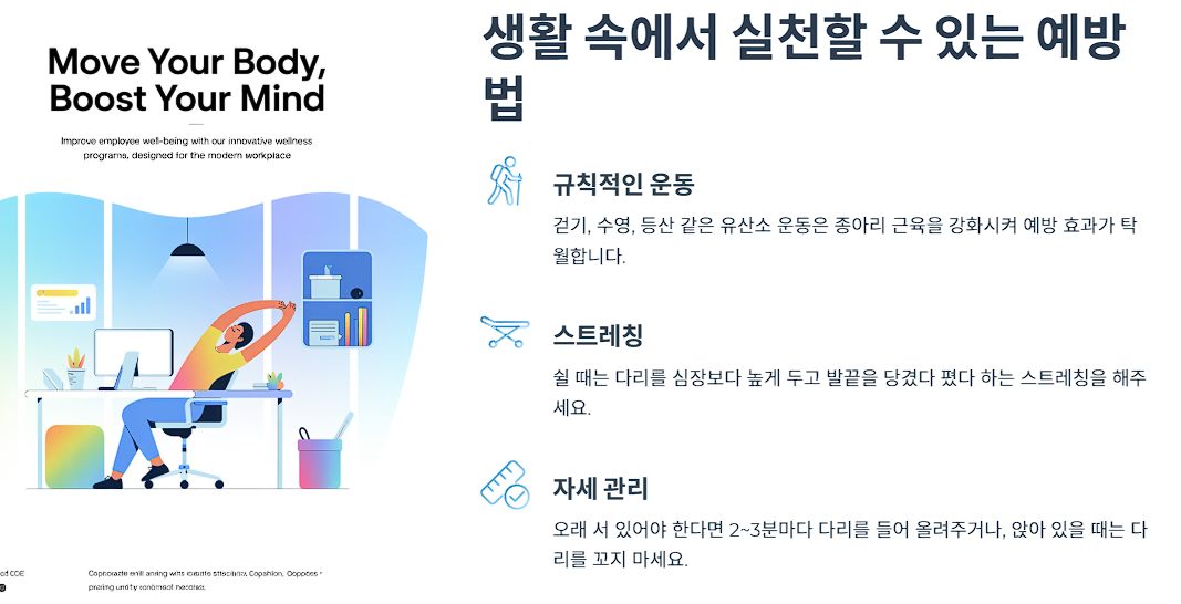 생활 속에서 실천할 수 있는 예방법